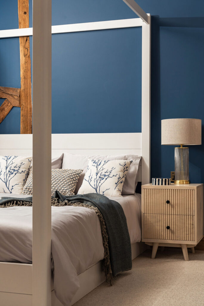 Guest Bedroom- Grade Listed Property Renovation by Katie Malik Design Studio