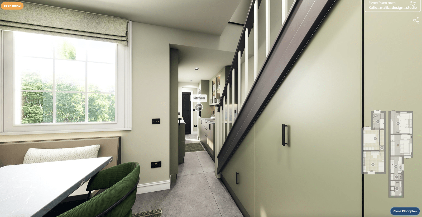 3D walkthrough of the Victorian Terrace