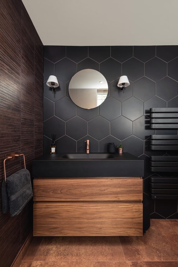 Guest Bathroom Renovation by Katie Malik Design Studio Cambridge