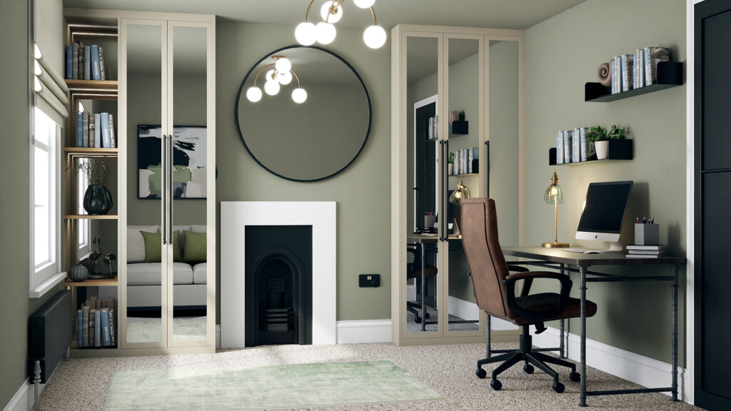 Guest Bedroom featuring bespoke joinery