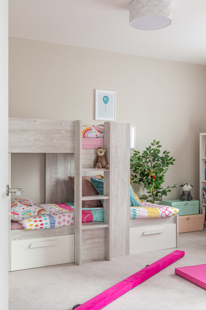 Child's Bedroom for a newly build home in Eddington, West Cambridge development.