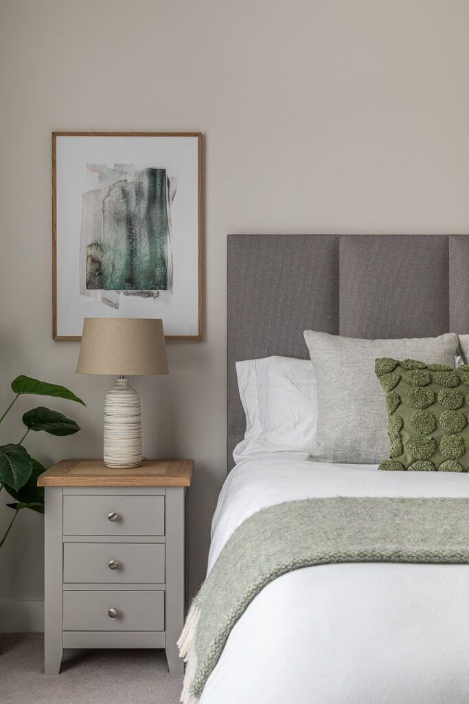 Master Bedroom for a newly build home in Eddington, West Cambridge development.