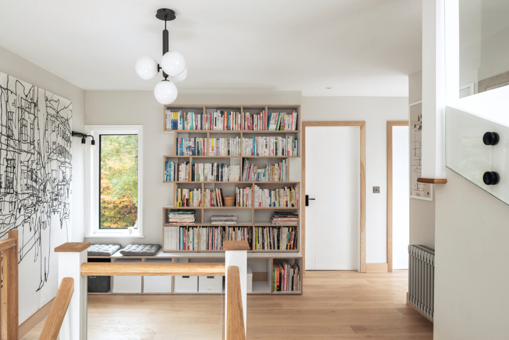 Landing Design by Katie Malik Design Studio Interior designer Cambridge