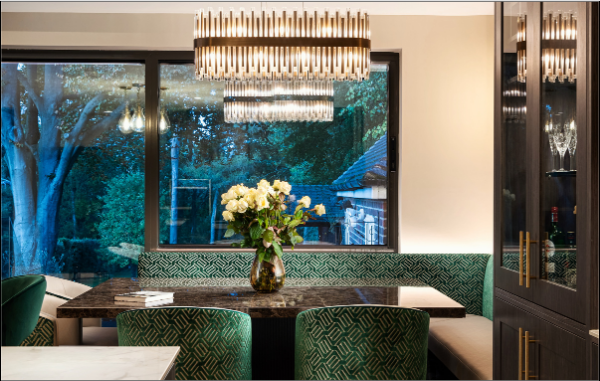 Luxury Dining room Renovation, Kent, Katie Malik Design Studio