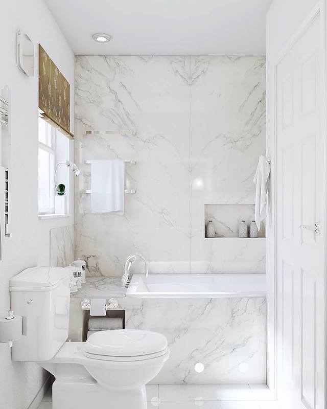 Contemporary Bathroom designed by Katie Malik Design Studio