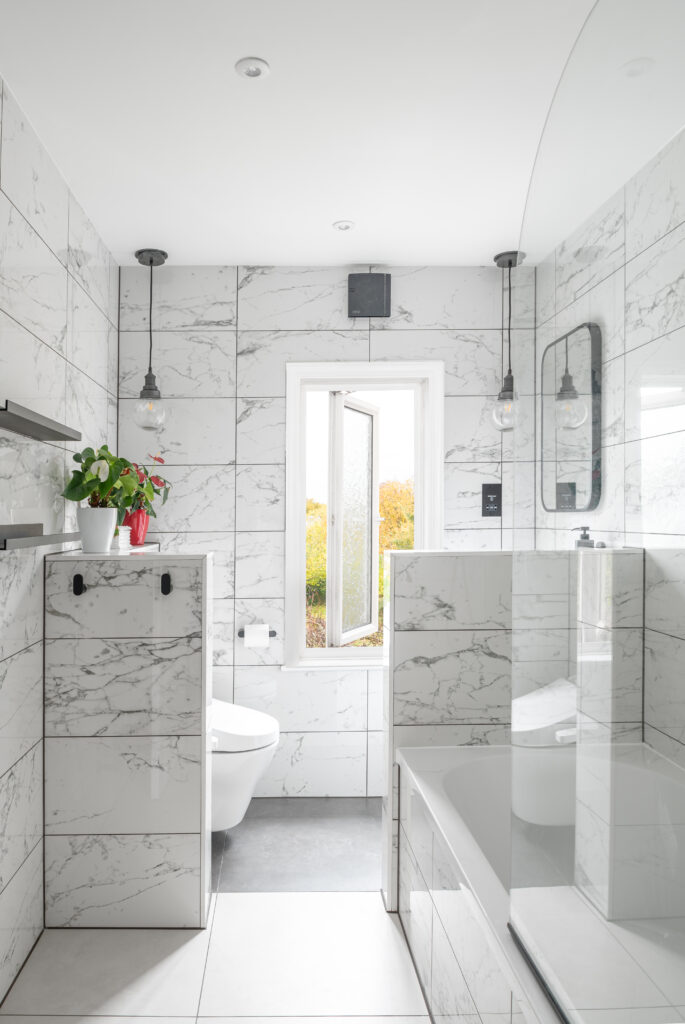 Contemporary Bathroom designed by Katie Malik Design Studio