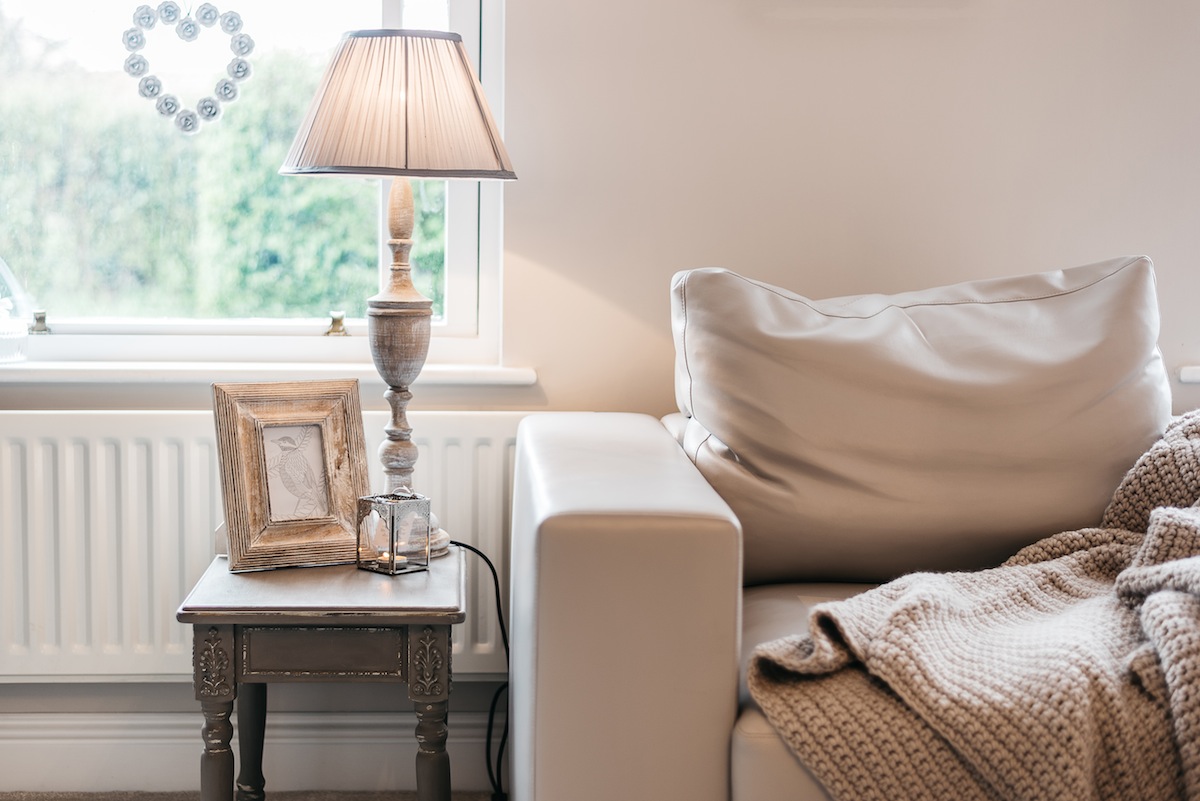 Healthy Home- Living Room by Katie Malik Design Studio