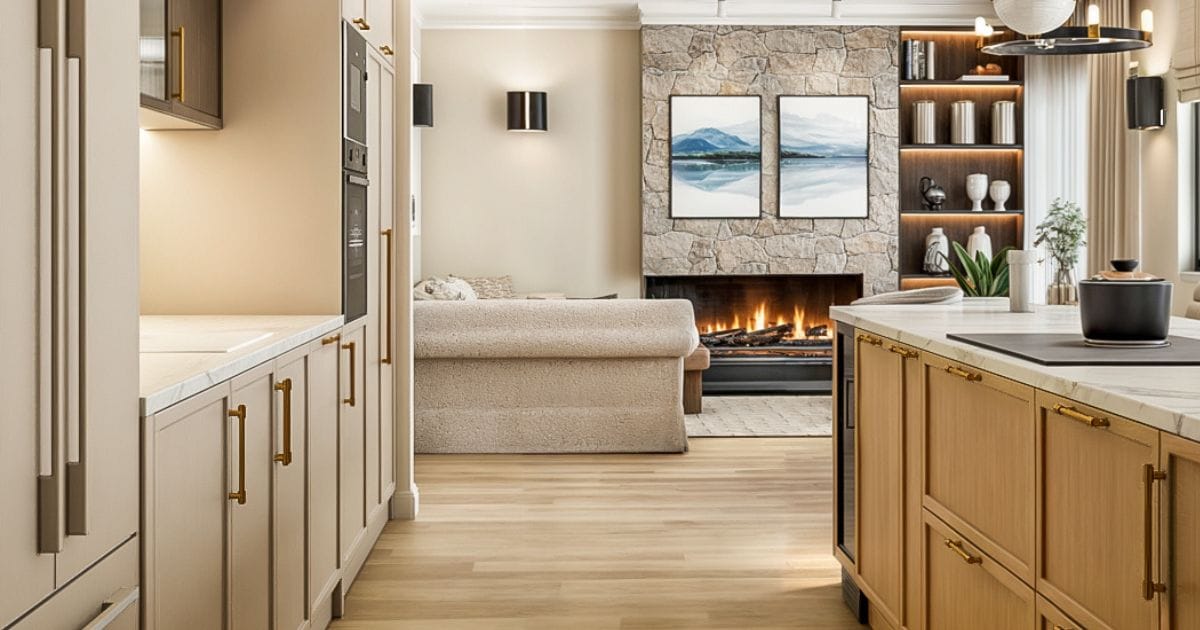 Open Plan Family Kitchen designed by Katie Malik Design Studio