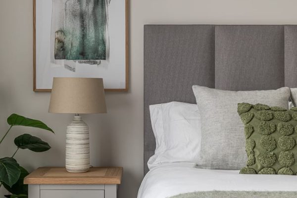 Master Bedroom for a newly build home in Eddington, West Cambridge development.
